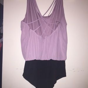 Purple bodysuit